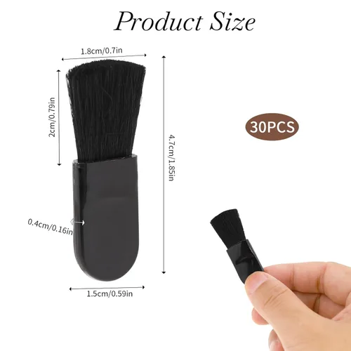 Miniatura 4 de Cepillo cosmético desechable para mujer, 30 piezas de mini cepillo para rubor, pequeño aplicador de maquillaje de viaje, cepillo portátil para polvo