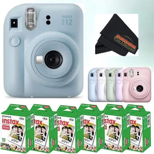Miniatura 16 de Fujifilm Instax Mini 12 cámara instantánea Blossom Pink con unidad flash USB Sandisk de 32 GB + paquete de película Fujifilm Instax Mini de 40