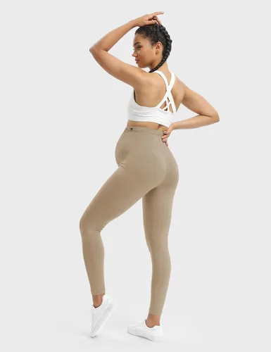 Miniatura 6 de Buttergene Leggings de maternidad para mujer sobre el vientre, pantalones de entrenamiento de maternidad, leggings de yoga para embarazo