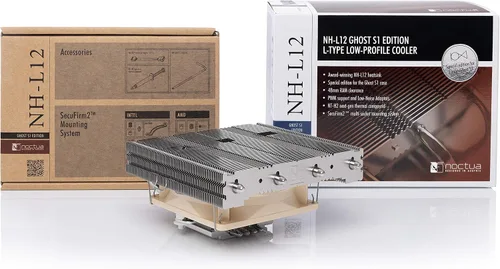 Miniatura 4 de Noctua NH-L12 Ghost S1 Edition, enfriador de CPU de perfil bajo premium con ventilador PWM silencioso de 3.622 in (marrón)