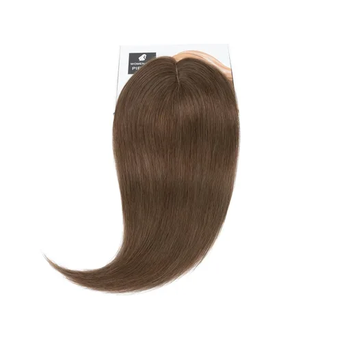 Miniatura 129 de Rich Choices Pelucas con topper de cabello para mujeres, cabello humano real 100% Remy, sin flequillo, para mujeres con adelgazamiento en la parte