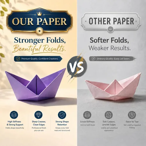 Miniatura 5 de Papel de origami de 8 x 8 pulgadas / 7.9 x 7.9 in, cuadrado de doble cara, 150 hojas con 15 colores vivos, papel fácil de plegar para principiantes