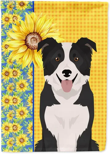 Miniatura 108 de Caroline's Treasures WDK5331CHF - Bandera de verano con diseño de girasoles rojos y blancos, manga grande, para porche, para colgar en la pared