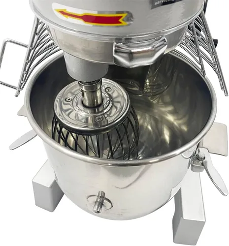 Miniatura 7 de TECHTONGDA Mezclador comercial de alimentos 10Qt. Mezclador de masa de acero inoxidable Mezclador de soporte de cocina amasadora 110 V 450 W