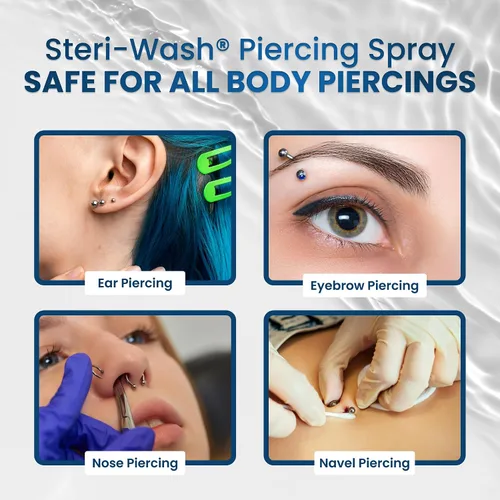 Miniatura 5 de Steri-Wash Postcare Piercing Spray 3 oz
