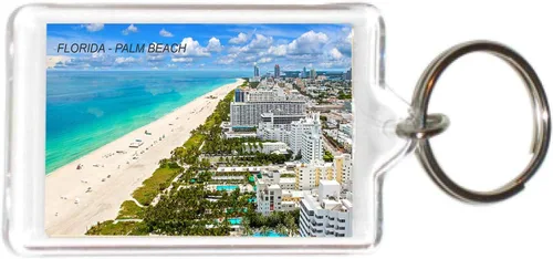 Miniatura 6 de Florida USA United States - Llaveros acrílicos - 5 Estilo: Miami South Beach #Fl107