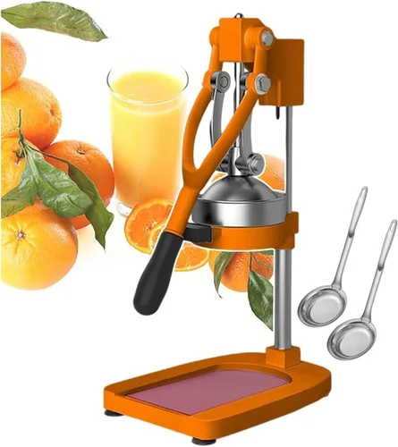 Miniatura 10 de Exprimidor de cítricos de hierro fundido, Máquina de exprimidor de prensa de mano, Extractor de Juicer naranja de la prensa de mano