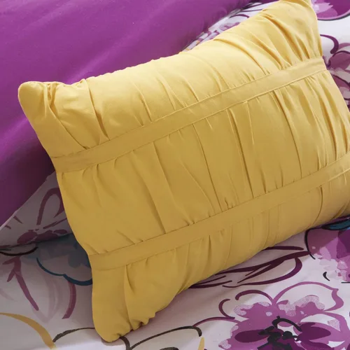 Miniatura 4 de Juego de edredón de Intelligent Design con diseño floral vibrante, ropa de cama para niñas, juego de funda de almohada combinada, almohada Floral