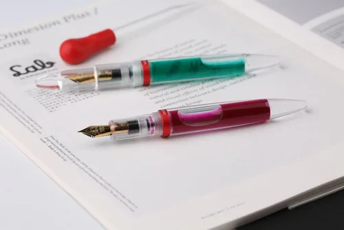 Miniatura 7 de czxwyst M2 - Juego de pluma estilográfica de gran capacidad de tinta para coleccionar, negocios, firma, estudiante, oficina, caligrafía