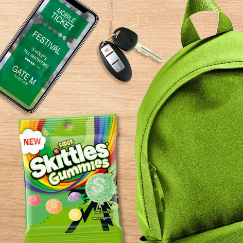 Miniatura 6 de Skittles - Bolsa de gomitas de caramelo, original, 5.8 onzas