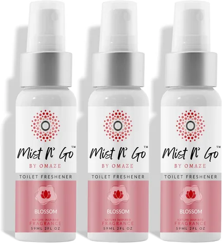 Miniatura 47 de Mist N' Go by Omaze - Aerosol de Baño de Viaje para Inodoro Eliminador de Olores - Aerosol de Inodoro de Viaje para Ambientador de Aire de Baño