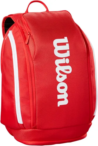 Miniatura 10 de Wilson 2025 Super Tour - Bolsas para raquetas de tenis rojas - Rojo/Blanco