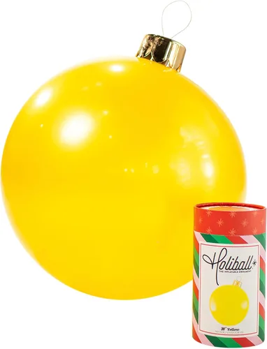 Miniatura 18 de Ornamento Navideño Inflable Holiball – Decoración Definitiva para Interior/Exterior – Reutilizable y Fácil de Almacenar – para Bodas, Fiestas, Plata
