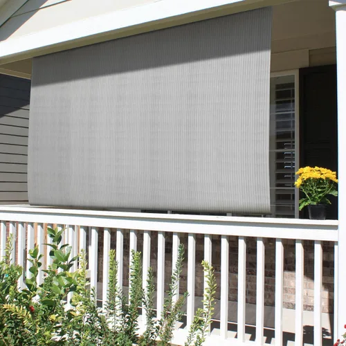 Miniatura 2 de Windscreen4less Persianas opacas enrollables para exteriores, pantalla de privacidad para pérgola, balcón, porche, cochera, terraza, ventana, 8' An