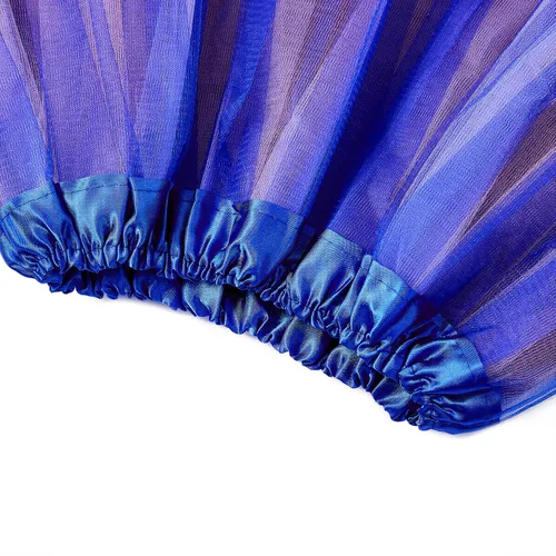 Miniatura 9 de Century Star Tutú de 4 capas para niñas pequeñas, faldas de ballet de tul para baile de princesa, esponjoso, para fiestas de cumpleaños de 2 a 8 años