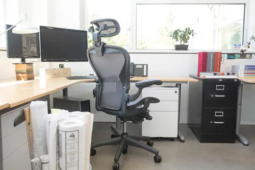 Miniatura 2 de Reposacabezas para silla Herman Miller Aeron de Engineered Now., otro, Plomo