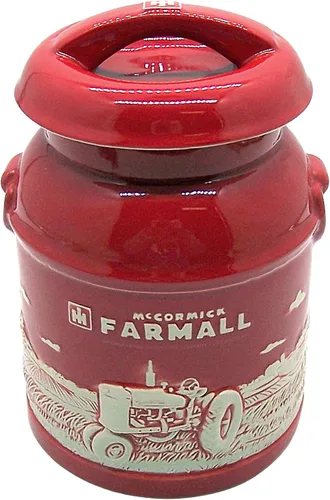 Miniatura 2 de M Cornell Importers, Inc. IH Farmall - Tarro de galletas de gres con relieve elevado