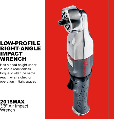 Miniatura 2 de Llave de trinquete de impacto de bajo perfil, cabeza de martillo de 3/8" (2015MAX) de Ingersoll Rand