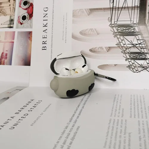 Miniatura 4 de Funda compatible con Airpod Pro 2019 Gen Penguin, silicona Kawaii divertida linda caricatura 3D diseño animal elegante para hombres y mujeres, funda