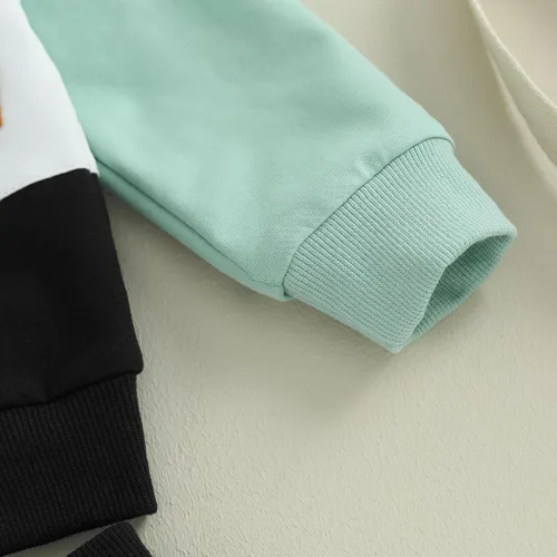 Miniatura 179 de Conjunto de ropa de otoño e invierno para bebé y niño, sudadera larga con capucha y pantalones para niños pequeños, 6, 12, 18, 24 meses, 2T