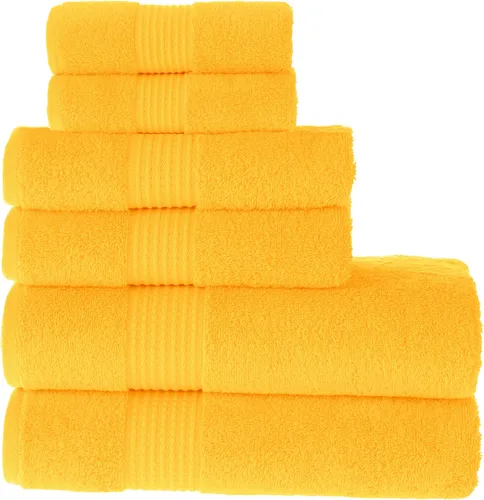 Miniatura 60 de MAURA Basics - Toallas de baño de 100 % algodón turco con bucles de gancho. Juego de toallas de felpa absorbentes de lujo extra grandes para baño