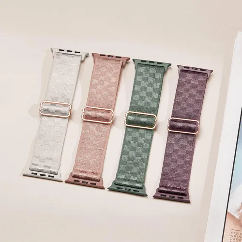Miniatura 7 de Paquete de 4 correas elásticas Solo Loop compatibles con Apple Watch de 1.496 pulgadas, 1.575 pulgadas, 1.614 pulgadas, 1.654 pulgadas, 1.732