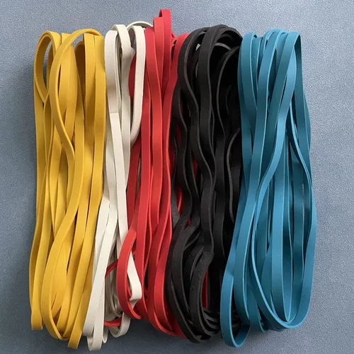 Miniatura 7 de AMUU Bandas de goma para basura, paquete de 50 unidades de 8 pulgadas, bandas de goma para botes de basura grandes y grandes, bandas elásticas