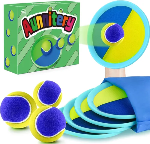 Miniatura 9 de Juego de pelotas para lanzar y atrapar, juguetes de playa para niños, juguetes al aire libre y juegos de patio para niños y niñas, mejora