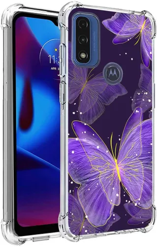 Miniatura 8 de Funda para Moto G Play 2023, Moto G Power 2022, funda delgada y flexible de TPU para niñas y mujeres, bolsa de aire, parachoques de goma suave