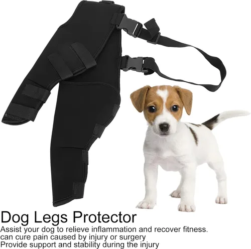 Miniatura 2 de Soporte de rodilla ajustable para perros, recuperación de piernas traseras y protección articular
