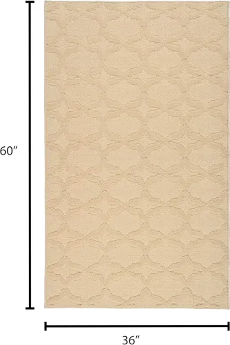 Miniatura 155 de Garland Rug Sparta - Alfombra antideslizante de polipropileno de 2 pies x 12 pies, color negro, ideal para salas de estar y pasillos, elegante