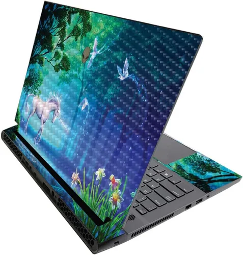 Miniatura 687 de MightySkins - Skin brillante con purpurina para Alienware M17 R3 (2020) y M17 R4 (2021) - Diversión de los años 90 Acabado duradero con purpurina