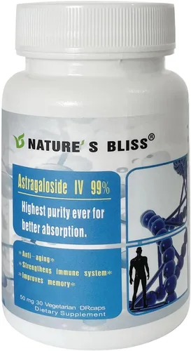 Miniatura 3 de Nature'sbliss Astragalósido IV protegido con ácido estomacal y superabsorción 99%, 50mg, 30caps