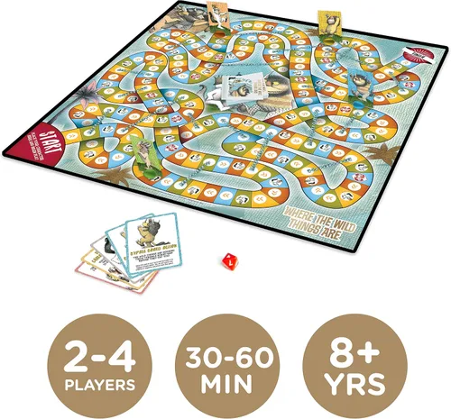 Miniatura 2 de AQUARIUS Juego de mesa Where The Wild Things are Journey, diversión para niños y adultos, mercancía y coleccionables con licencia
