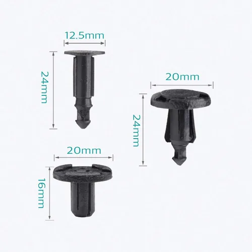 Miniatura 3 de Lantee 20 piezas 11296-AG000 de parachoques y radiador clips de empuje para Nissan Altima Titan Versa Murano y apto para Infiniti FX35 FX37 FX45