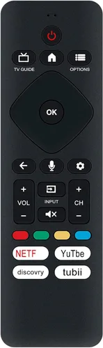 URMT26CND002 Control remoto de reemplazo por voz aplicable para Philips Google TV 50PUL7672/F7 75PUL7552/F7 5PUL7552/F7 43PUL7672/F7 65PUL7672/F7