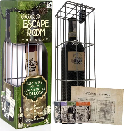 Miniatura 7 de Boxer Gifts Escape Room Game - Caja de rompecabezas de botella de vino para adultos, regalos inusuales para hombres y mujeres