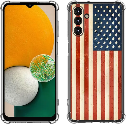 Miniatura 39 de Samsung Galaxy A14 5G - Funda para teléfono celular, diseño de flores de mariposa azul, a prueba de golpes, TPU con bordes elevados, compatible