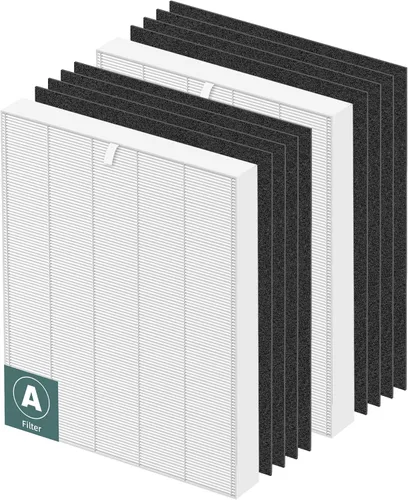 115115 Filtro de Repuesto HEPA A para Purificador de Aire Winix Plasmawave C535 5300 5300-2 6300 6300-2 P300 AM90 C909 9800, 2 x Filtros HEPA Blanco