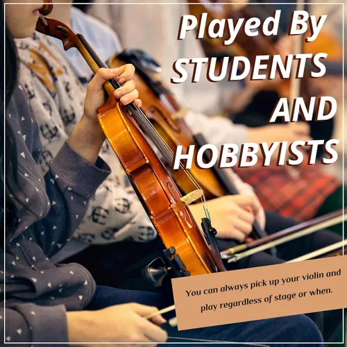 Miniatura 6 de Ktaxon Violín 3/4 para principiantes, violín para estudiantes y entusiastas, kit de violín acústico con estuche, arco, colofonia y manual Satinado