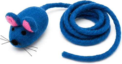 Miniatura 11 de Glaciart One Mini juguete de fieltro para gatos, tamaño de gatito y gato pequeño, juguete de lana natural, juguete interactivo suave y mullido