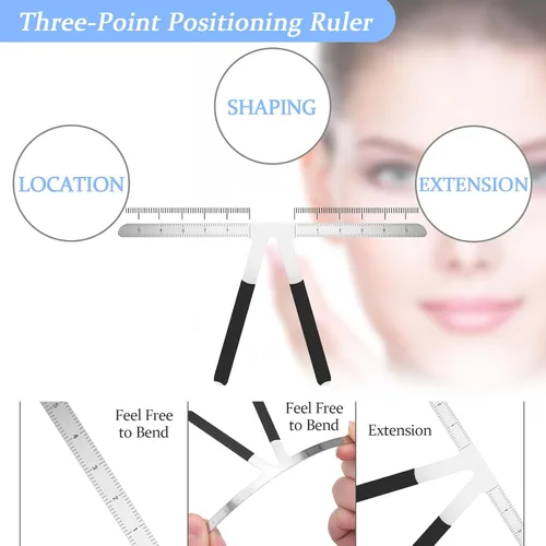 Miniatura 4 de Kit de microblading para cejas, Atomus Eyebrow Micro Needling Pen Set con tinta de pigmento soporte para tazas de 14 pines, envolturas de plástico