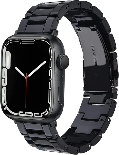 Miniatura 10 de V-MORO - Correas de resina compatibles con Apple Watch Series 11/10/9/8/7 y SE/6/5/4/3/2/1/SE3 de 1.49, 1.57, 1.61, 1.65 pulgadas, correa ligera