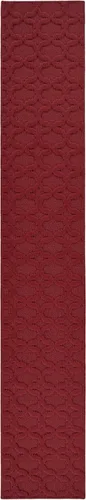 Miniatura 113 de Garland Rug Sparta - Alfombra antideslizante de polipropileno de 2 pies x 12 pies, color negro, ideal para salas de estar y pasillos, elegante