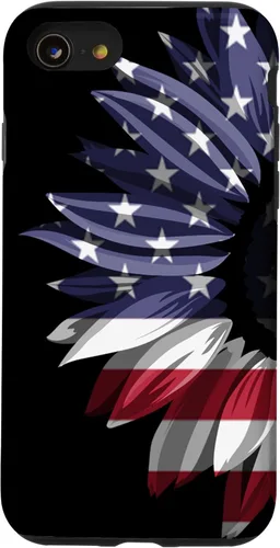 Miniatura 18 de Sunflower American Flag Patriotic for Men and Women Case for iPhone 17