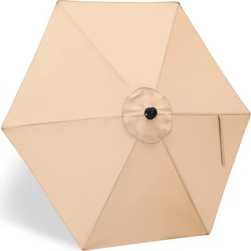 Miniatura 16 de ABCCANOPY - Sombrilla de repuesto para exteriores de 9 pies, apta para patio, con 8 varillas, color caqui
