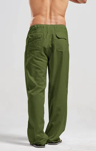 Miniatura 3 de utcoco Qiuse - Pantalones de playa con cintura elástica para hombre