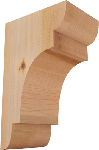 Miniatura 8 de Ekena Millwork COR04X12X12NEB00RWR 4 pulgadas de ancho x 12 pulgadas de profundidad x 12 pulgadas de alto New Brighton Rough Sawn Corbel, cedro rojo