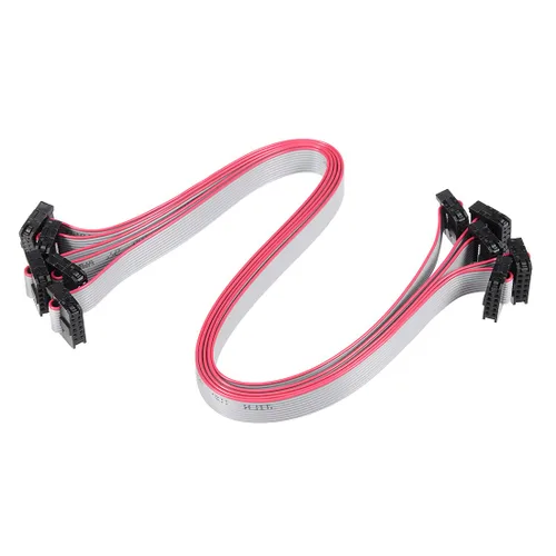 Miniatura 11 de uxcell IDC 6 pines conector plano cinta cable hembra longitud 11.8 in 0.079 in paso, 5pcs