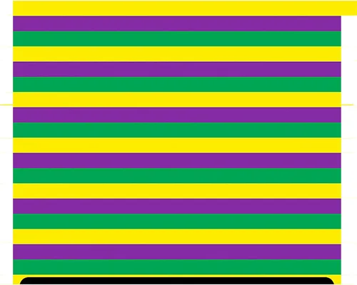 Miniatura 3 de HTV con estampado de Mardi Gras (19.66 x 36 pulgadas) - Mardi Gras